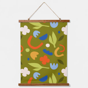 Olive Meadow Hanging Tapestry