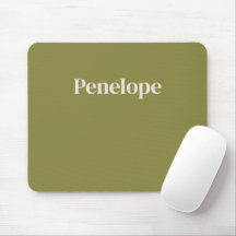Olive Minimalist Personalised