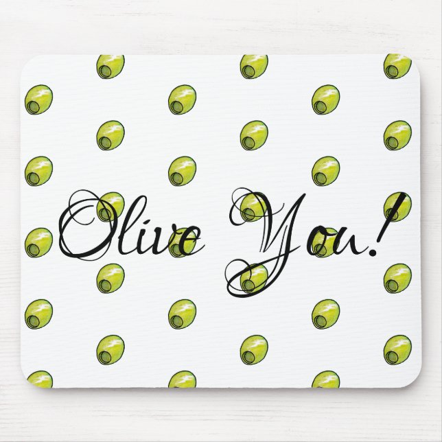 Olive Mouse Pad (Front)