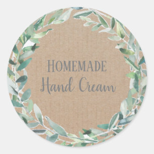 Olive Oil Bottle Rustic Vintage Wreath Craft Label