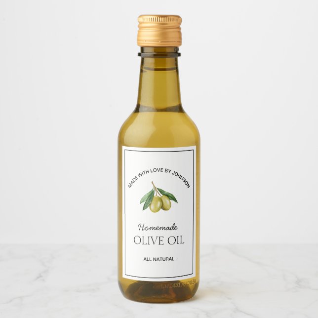 Olive Oil Label (Front)