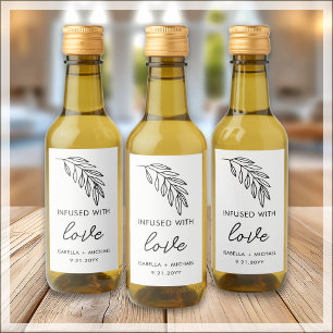 Olive Oil Wedding Favour Labels