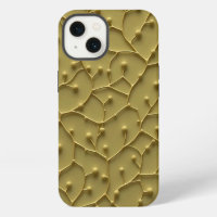 Olive Organic Texture iPhone Case Rugged Look