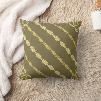 Olive Pathways Cushion