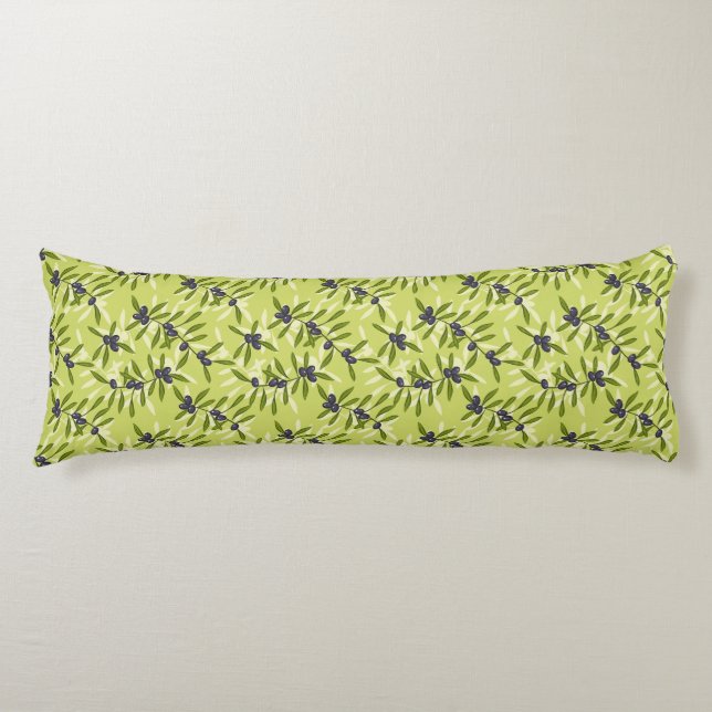 Olive Pattern Body Cushion (Front)