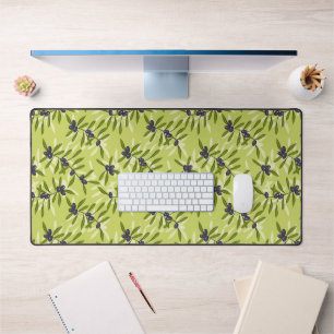 Olive Pattern Desk Mat