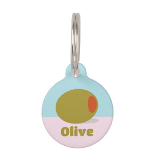 Olive Pet Tag