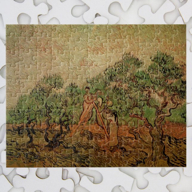 Olive Picking by Vincent van Gogh Jigsaw Puzzle (Creator Uploaded)