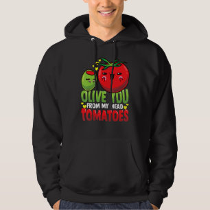 Olive Pun Tomato Humour Couple Of Tomato Hoodie