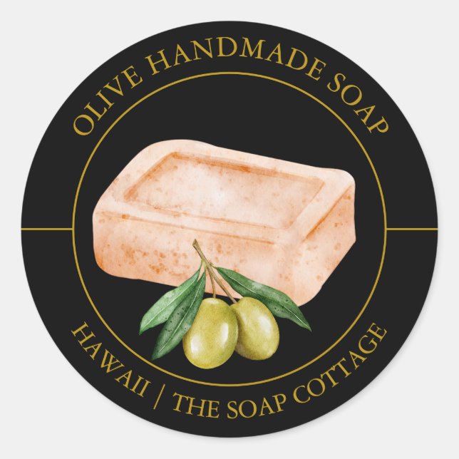 Olive Soap label (Front)
