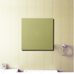 Olive  solid colour  ceramic tile
