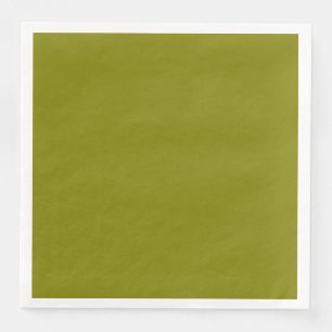 Olive Solid Colour Customise It Napkin