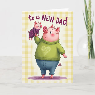 Olive Sweater Fathers Day Card