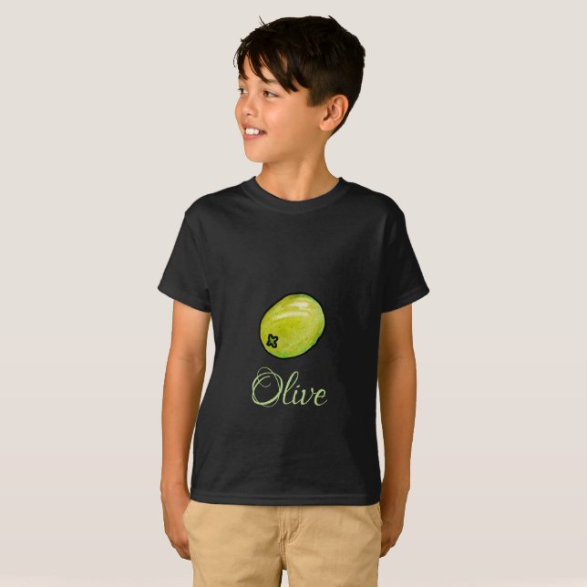 Olive T-Shirt (Front Full)
