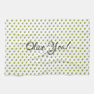 Olive Tea Towel
