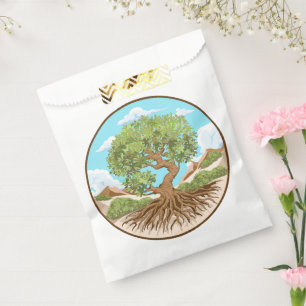 Olive tree Peace symbol in a free Palestine Land Favour Bag