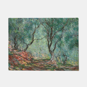 Olive Tree Wood in the Moreno Gardens (by Monet) Doormat