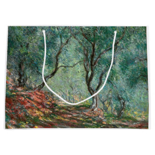 Olive Tree Wood in the Moreno Gardens (by Monet) Large Gift Bag