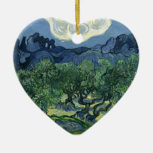 Olive Trees by Van Gogh Ceramic Ornament