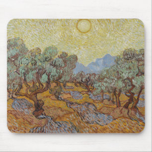 Olive Trees, by van Gogh Mouse Pad