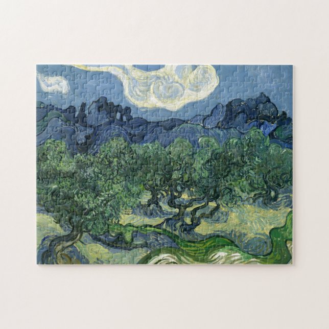 Olive Trees by Van Gogh Painting Art Jigsaw Puzzle (Horizontal)