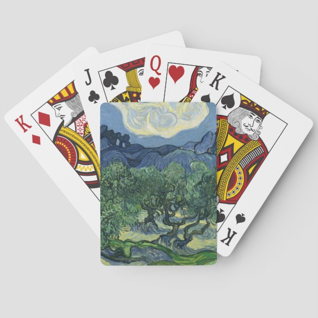 Olive Trees by Van Gogh Playing Cards (Back)