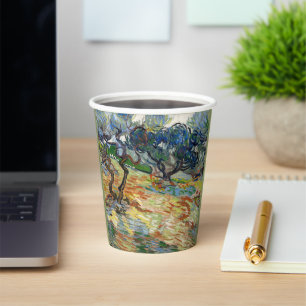 Olive Trees by Vincent Van Gogh   Paper Cups