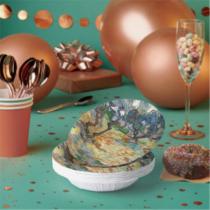 Olive Trees by Vincent Van Gogh   Paper Plate