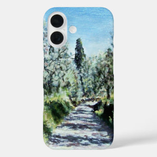 OLIVE TREES IN RIMAGGIO Tuscany Landscape iPhone 16 Case
