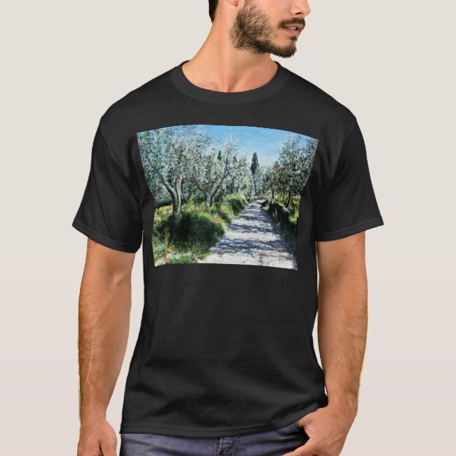 OLIVE TREES IN TUSCANY T-Shirt (Front)