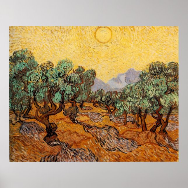 Olive Trees Poster (Front)
