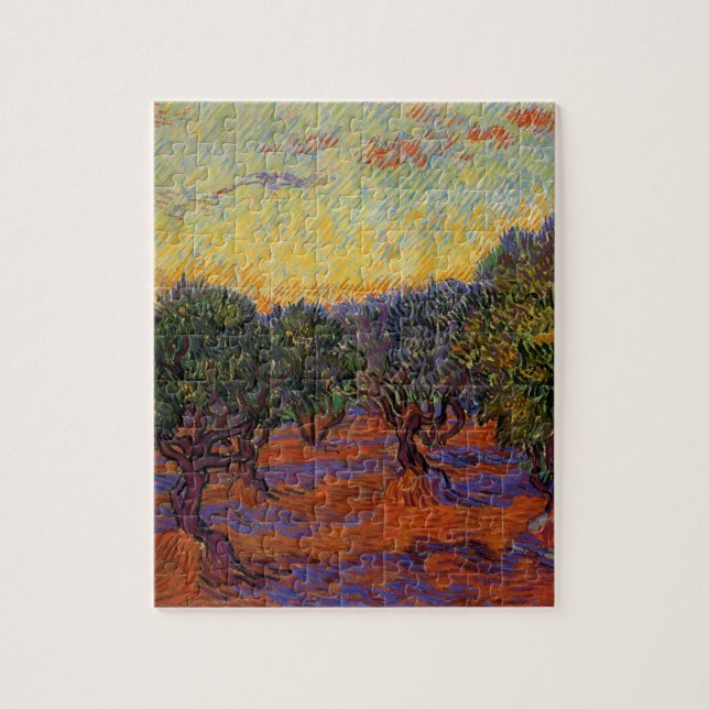 Olive Trees - Vincent Van Gogh Jigsaw Puzzle (Vertical)