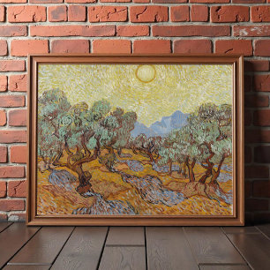 Olive Trees, Vincent van Gogh Poster