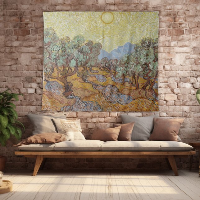 Olive Trees, Vincent van Gogh  Tapestry (Creator Uploaded)