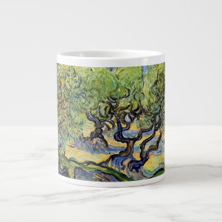Olive Trees with Alpilles by Vincent van Gogh Large Coffee Mug