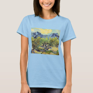 Olive Trees with Alpilles by Vincent van Gogh T-Shirt