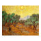 Olive Trees Yellow Sky & Sun Van Gogh Fine Art