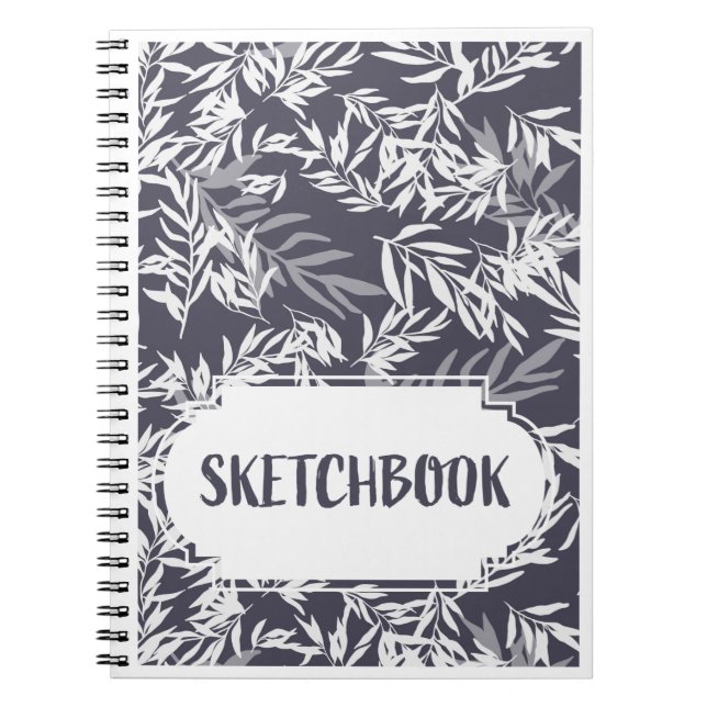 Olive tress - night  notebook (Front)