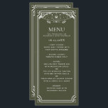 Olive & White Elegant Tarot Card Wedding<br><div class="desc">Elegant and modern wedding design inspired by a tarot card. You can customise this further by clicking on the "PERSONALIZE" button. Matching Items in our shop for a complete party theme. For further questions please contact us at ThePaperieGarden@gmail.com</div>