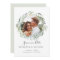 Olive Wreath Photo wedding save the date
