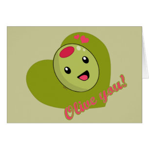 Olive you Card