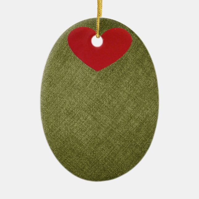 Olive You Christmas Ornament (Front)