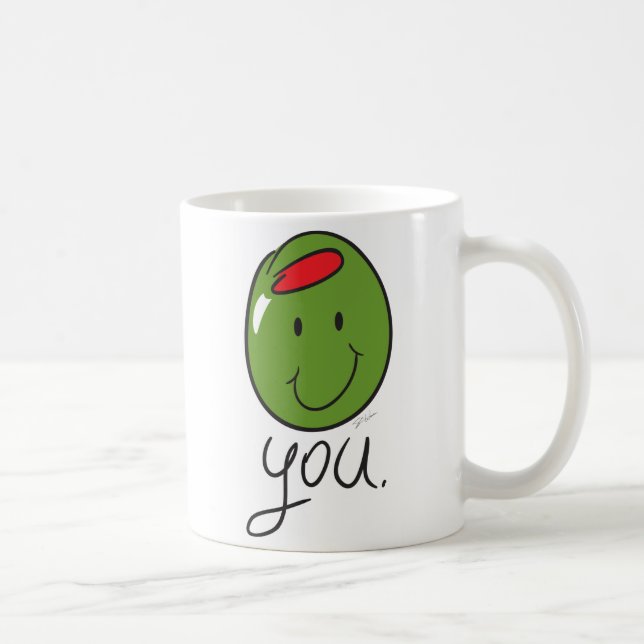 Olive You. Coffee Mug (Right)