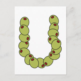 Olive You "I Love You" Postcard