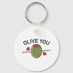 Olive You Key Ring