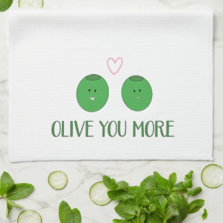 Olive You More Kitchen Towel