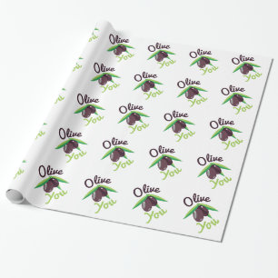 Olive You Wrapping Paper