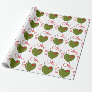 Olive You Wrapping Paper