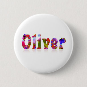 Oliver 6 Cm Round Badge