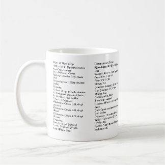 Oliver 77 Mug with Specs